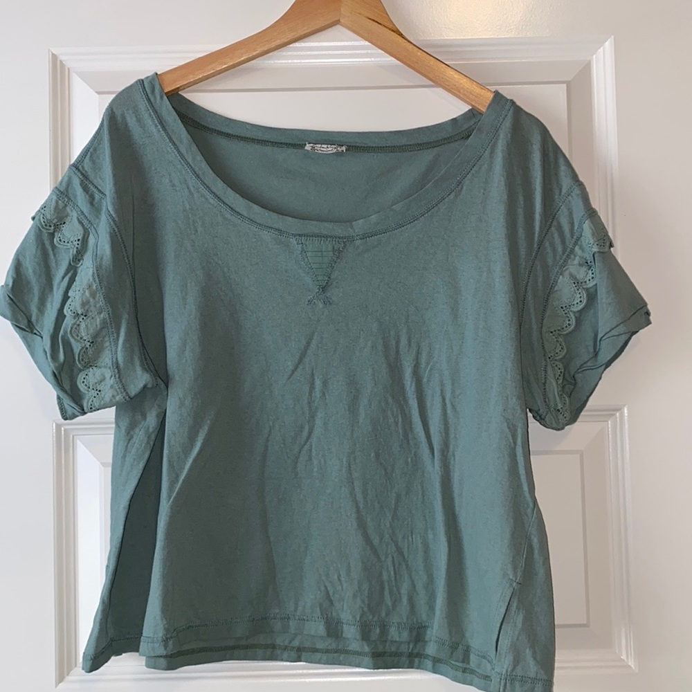 Free people oversized cropped top